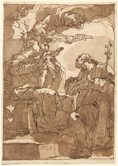 La Sagrada Familia con Dios Padre de Gaetano Gandolfi