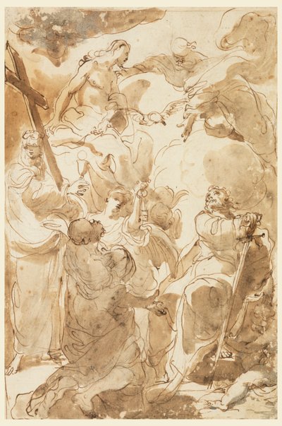 La Trinidad y los Apóstoles, San Pedro y San Pablo de Gaetano Gandolfi