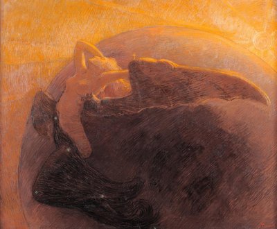 El día despierta la noche de Gaetano Previati