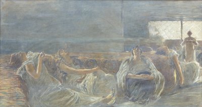 Hachís: los fumadores de opio de Gaetano Previati
