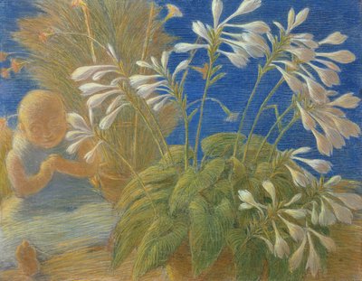 Lirios japoneses, 1906 de Gaetano Previati