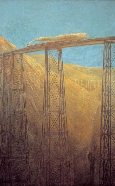 La ferrovia del Pacifico de Gaetano Previati