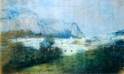 Paisaje de Gaetano Previati