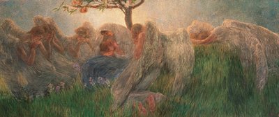 Maternidad, 1890-1891 de Gaetano Previati