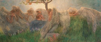Maternidad, 1890-1891 de Gaetano Previati