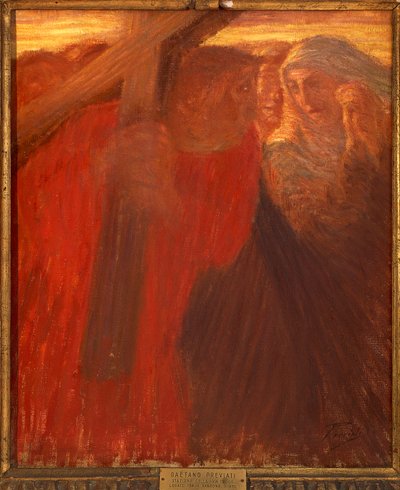 Encuentro de mujeres piadosas, Estaciones de la Cruz de Gaetano Previati