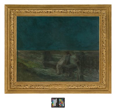Noche de luna de Gaetano Previati
