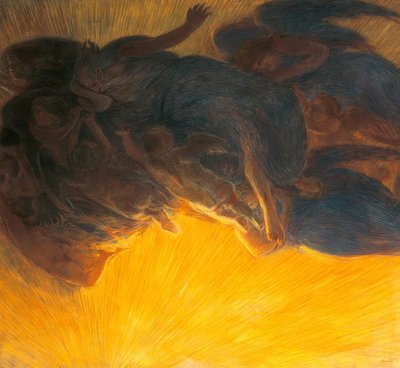 La creación de la luz, 1913 de Gaetano Previati