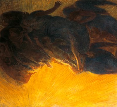 Creación de la luz de Gaetano Previati