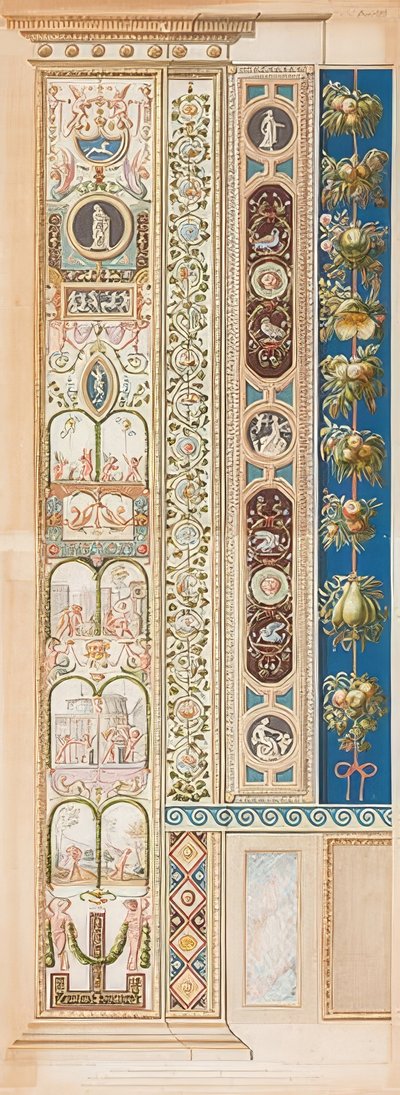 Pilaster Loggia VIII (Adorno con grupos de niños) de Gaetano Savorelli