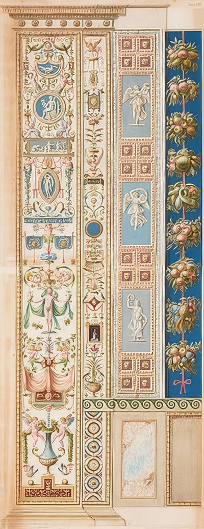 Pilaster Loggia XII (Adorno que crece de un recipiente) de Gaetano Savorelli