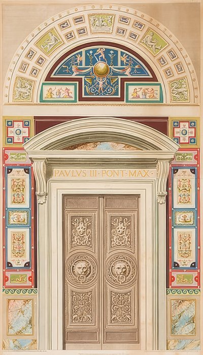 Puerta, Marco y Luneta de Loggia I de Gaetano Savorelli