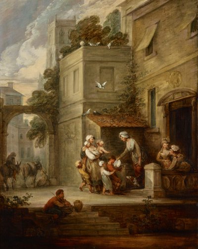 La caridad alivia la aflicción de Gainsborough Dupont