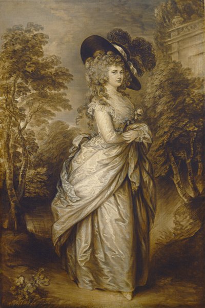 Georgiana, Duquesa de Devonshire, c. 1787-1796 de Gainsborough Dupont