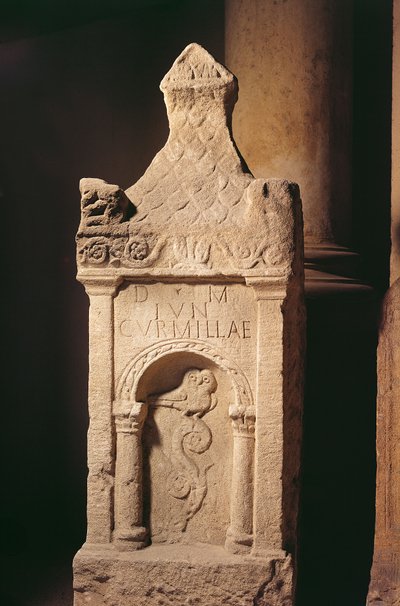 Estela funeraria de Gallo Roman Gallo Roman