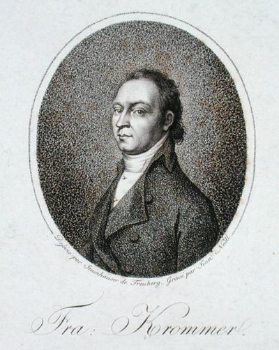 Franz Krommer (1759-1831) grabado por Jean Neidl de Gandolph Ernst (after) Stainhauser