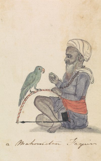 Un mahometano con su loro de Gangaram Chintaman Tambat