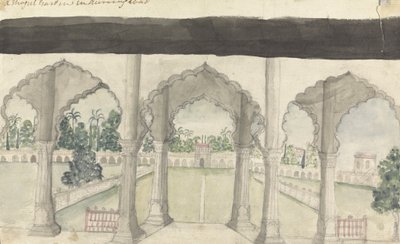 Un jardín mongol en Aurungabad de Gangaram Chintaman Tambat