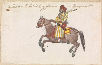 Un árabe vestido de Guyirat de Gangaram Chintaman Tambat