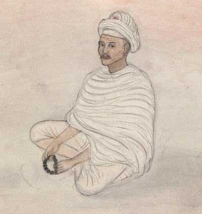 Hombre que reza de Gangaram Chintaman Tambat