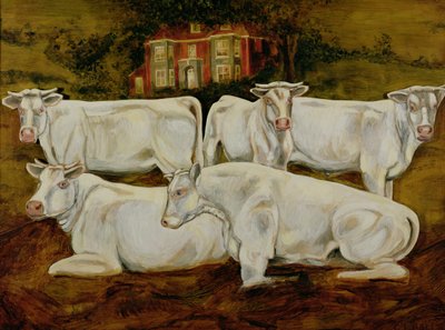 Toros Charolais, Dippenhall, Farnham de Gareth Lloyd Ball