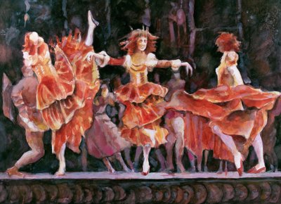 Escena de Romeo y Julieta, Royal Ballet, Covent Garden de Gareth Lloyd Ball