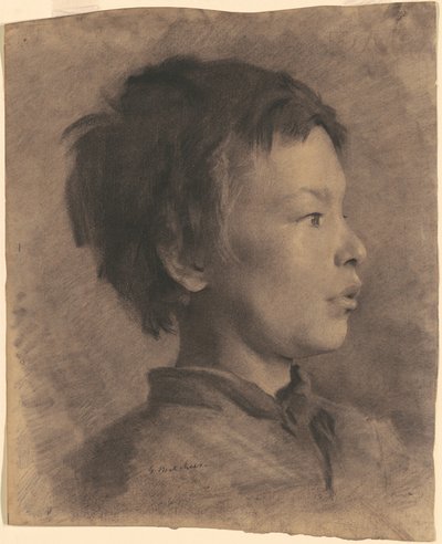 Cabeza de un Niño de Gari Melchers