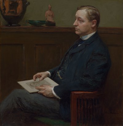 Retrato de Charles Lawrence Hutchinson, c. 1902 de Gari Melchers