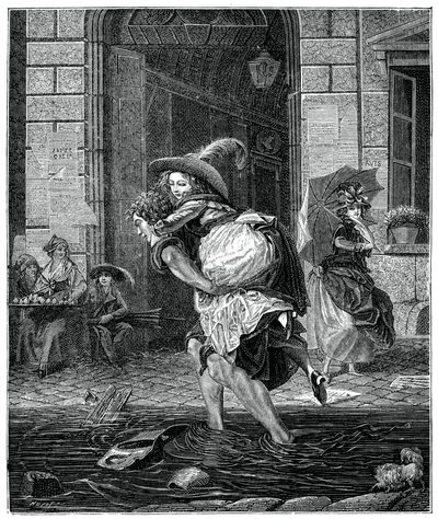 Paso a través de la tormenta, 1885 de Garnier