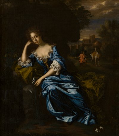 Retrato de Ann Greville (1632/3-1699) Condesa de Kingston, c.1680-99 (óleo sobre lienzo) de Garrett Morphy