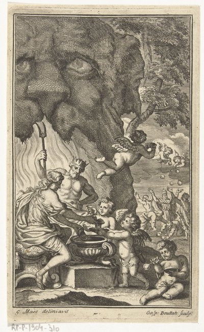 Alegoría de la fugacidad de la vida. de Gaspar Bouttats