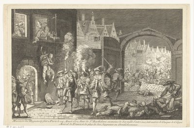 Noche de Bartolomé, 1572 de Gaspar Bouttats