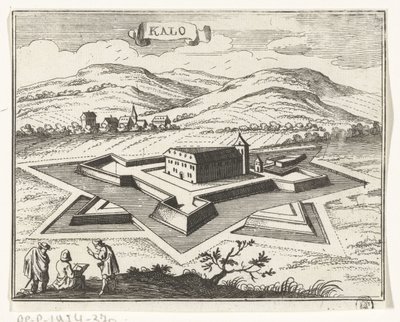 Vista de Nagykalló Imágenes topográficas de Austria, Hungría y los Balcanes (título de serie) Breve descripción, y el aen-wysinghe der placesen in desen boeck, con sus palabras teghen, de pie, pertinentemente uyt-ghebeldt, en Oostenryck (se de Gaspar Bouttats