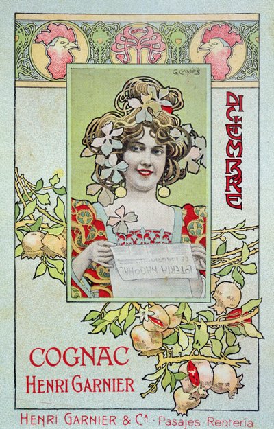 Diciembre, de un calendario para Henri Garnier & Co. de Gaspar Camps Junyent