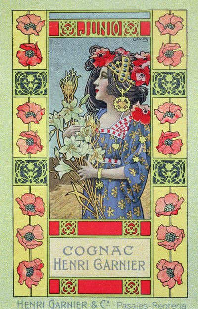 Junio, de un calendario para Henri Garnier & Co. de Gaspar Camps Junyent