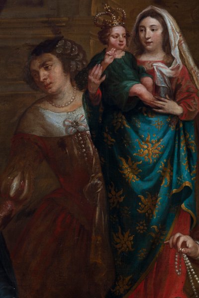 La archiduquesa Isabel de España regala sus joyas a la Basílica de San Martín de Halle de Gaspar De Crayer