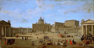 Piazza San Pietro, Roma de Gaspar van Wittel