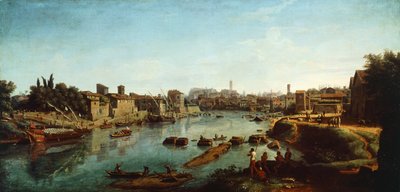 Vista del Tíber de Gaspar van Wittel