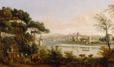 Vista de Florencia de Gaspar van Wittel