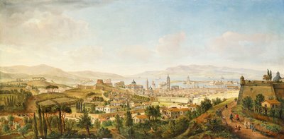 Vista Panorámica de Messina, Sicilia de Gaspar van Wittel