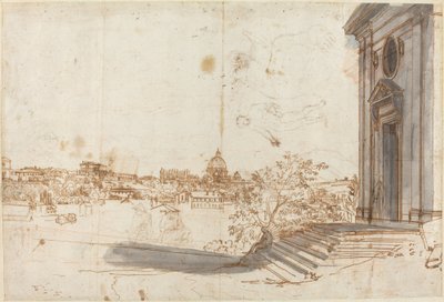 Vista de Roma desde Santa Maria del Priorato de Gaspar van Wittel