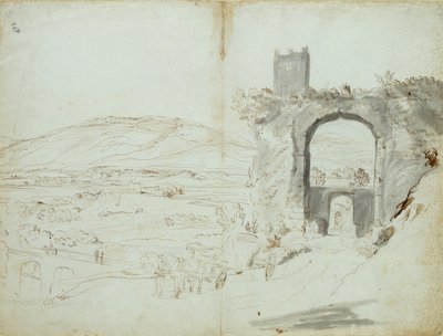 Vista en Tívoli de Gaspar van Wittel