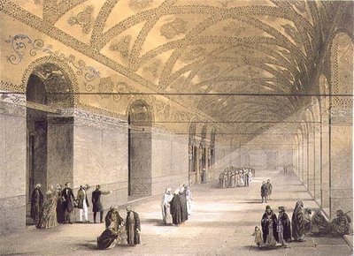 Hagia Sophia, lámina 10: entrada a la galería superior, grabado por Louis Haghe publicado en 1852 (litografía) de Gaspard (after) Fossati