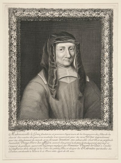 Sra. Louise LeGras, nacida en Marillac de Gaspard Duchange