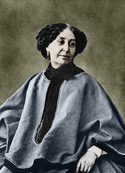 George Sand (Aurore Dupin, Baronesa Dudevant) (1804-1876), escritora francesa, fotografiada por Nadar alrededor de 1865 de Gaspard Felix Tournachon Nadar