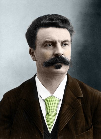 Guy de Maupassant (1850-1893), escritor francés por Nadar de Gaspard Felix Tournachon Nadar