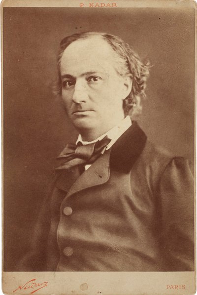 Retrato de Charles Baudelaire 1821-1867, ca. 1855 de Gaspard Félix Nadar