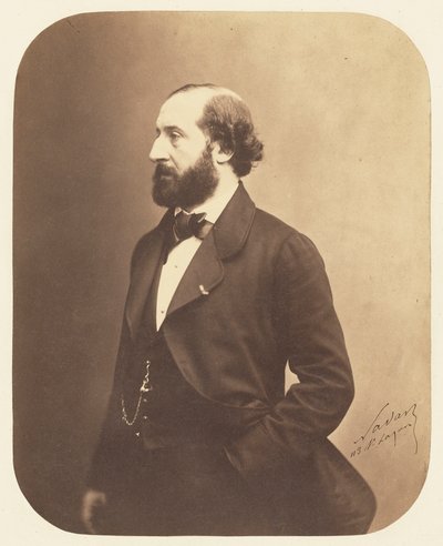 Retrato de Émile Augier 1820-1889 de Gaspard Félix Nadar