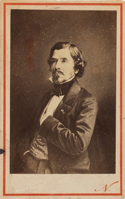Retrato de Eugène Delacroix 1798-1863, 1858 de Gaspard Félix Nadar