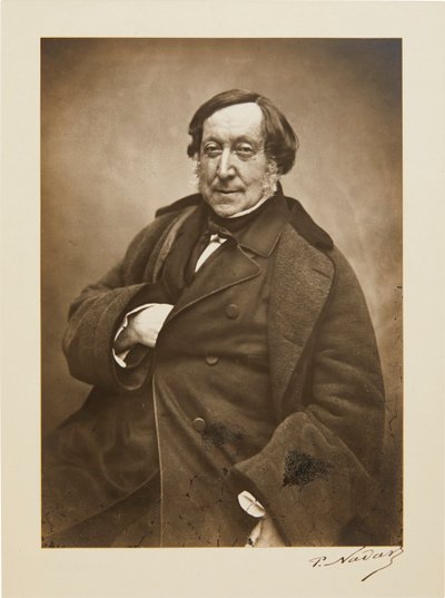 Retrato de Gioachino Rossini 1792-1868 de Gaspard Félix Nadar